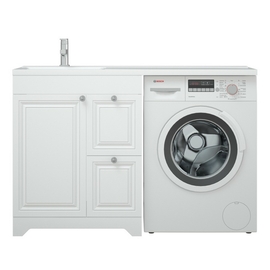 Тумба Corozo Леон 70 Z2, белая с раковиной Stella Polar Мадлен 130 - фото, отзывы, цена