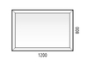 Зеркало LED Corozo Классика 1200*800, сенсор, белое - фото, отзывы, цена