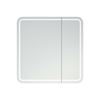 Зеркало-шкаф LED Corozo Алабама 80/С универсальное, белое - фото, отзывы, цена