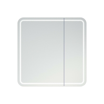 Зеркало-шкаф LED Corozo Алабама 80/С универсальное, белое - фото, отзывы, цена