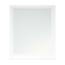 Зеркало с полкой Corozo Каролина 70, белое - фото, отзывы, цена