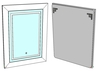 Зеркало LED Corozo Классика 610*810, сенсор, белое - фото, отзывы, цена
