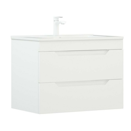 Тумба Corozo Юта 75 Z2 с раковиной Kirovit Оскар 75, подвесная - фото, отзывы, цена