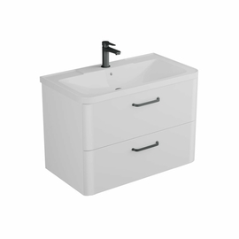 Тумба Veneciana Tibr 80 с раковиной Atlantica 80, белый, 58025 - фото, отзывы, цена