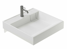 Раковина над стиральной машиной Ceramica Nova Quattro 60, с кронштейнами, белая - фото, отзывы, цена