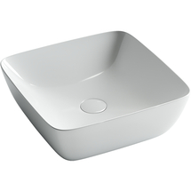 Раковина накладная Ceramica Nova Form 42x42x14 см, белая, CN2002 - фото, отзывы, цена