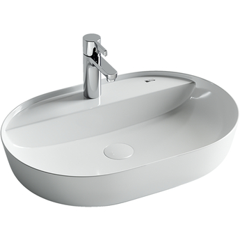 Раковина накладная Ceramica Nova Modo 61x45 см, белая - фото, отзывы, цена