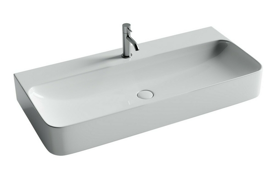 Раковина подвесная Ceramica Nova Aura 100x47 см - фото, отзывы, цена