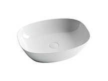 Раковина накладная Ceramica Nova Element 50x38 см, белая, CN5005 - фото, отзывы, цена
