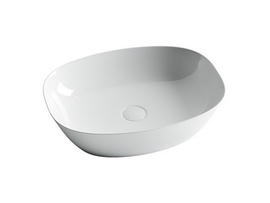 Раковина накладная Ceramica Nova Element 50x38 см, белая, CN5005 - фото, отзывы, цена