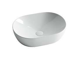 Раковина накладная Ceramica Nova Element 48x35 см, белая, CN5010 - фото, отзывы, цена
