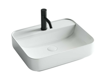 Раковина накладная Ceramica Nova Element 50x40x14 см, белая, CN5015 - фото, отзывы, цена