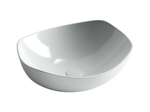 Раковина накладная Ceramica Nova Element 42x38 см, белая, CN5017 - фото, отзывы, цена