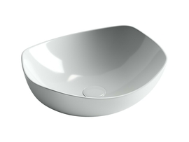 Раковина накладная Ceramica Nova Element 42x38 см, белая, CN5017 - фото, отзывы, цена