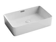 Раковина накладная Ceramica Nova Element 60x38 см со сливом переливом, белая , CN5025 - фото, отзывы, цена
