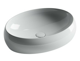 Раковина накладная Ceramica Nova Element 56x39 см, белая, CN5033 - фото, отзывы, цена