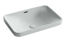 Раковина встраиваемая сверху Ceramica Nova Element 60x41 см, белая, CN5041 - фото, отзывы, цена