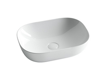 Раковина накладная Ceramica Nova Element 45x32x13 см, белая, CN6009 - фото, отзывы, цена
