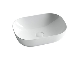Раковина накладная Ceramica Nova Element 45x32x13 см, белая, CN6009 - фото, отзывы, цена