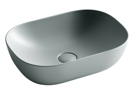 Раковина накладная Ceramica Nova Element 45x32x13 см, антрацит матовый, CN6009MH - фото, отзывы, цена