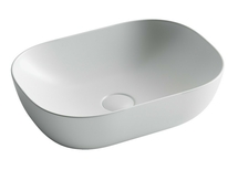 Раковина накладная Ceramica Nova Element 45x32x13 см, белая матовая, CN6009MW - фото, отзывы, цена
