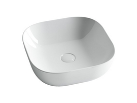 Раковина накладная Ceramica Nova Element 42x42x14 см, белая, CN6010 - фото, отзывы, цена