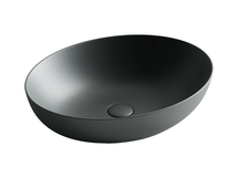 Раковина накладная Ceramica Nova Element 52x39x13 см, темный антрацит матовый, CN6017MDH - фото, отзывы, цена