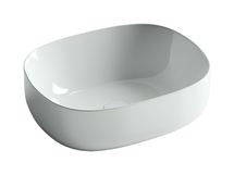Раковина накладная Ceramica Nova Element 46x35x15 см, белая, CN6018 - фото, отзывы, цена
