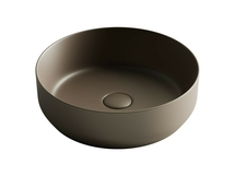 Раковина накладная Ceramica Nova Element 39x39x12 см, темно-коричневая матовая, CN6022MDB - фото, отзывы, цена