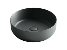 Раковина накладная Ceramica Nova Element 39x39x12 см, темный антрацит матовый, CN6022MDH - фото, отзывы, цена