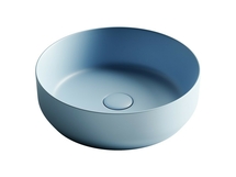 Раковина накладная Ceramica Nova Element 39x39x12 см, голубая матовая, CN6022ML - фото, отзывы, цена