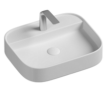 Раковина накладная Ceramica Nova Element 55x45x11 см, белая, CN6034 - фото, отзывы, цена
