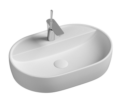 Раковина накладная Ceramica Nova Element 60x40 см, белая - фото, отзывы, цена