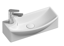 Раковина подвесная Ceramica Nova Element 45x22x13 см, правая, белая, CN6038R - фото, отзывы, цена