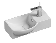 Раковина подвесная Ceramica Nova Element 40x22x12 см, левая, белая, CN6039L - фото, отзывы, цена