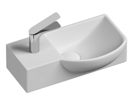 Раковина подвесная Ceramica Nova Element 40x22x12 см, правая, белая, CN6039R - фото, отзывы, цена
