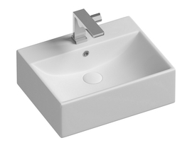 Раковина накладная Ceramica Nova Element 50x41x16 см, белая, CN6040 - фото, отзывы, цена