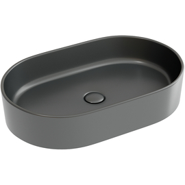 Раковина накладная Ceramica Nova Element 60x38x12 см, темный антрацит матовый, CN6048MDH - фото, отзывы, цена