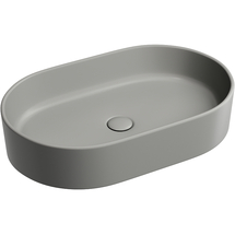 Раковина накладная Ceramica Nova Element 60x38x12 см, антрацит матовый, CN6048MH - фото, отзывы, цена