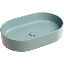 Раковина накладная Ceramica Nova Element 60x38x12 см, зеленая матовая, CN6048MLG - фото, отзывы, цена