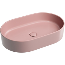 Раковина накладная Ceramica Nova Element 60x38x12 см, розовая матовая, CN6048MP - фото, отзывы, цена