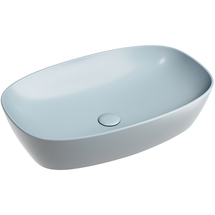 Раковина накладная Ceramica Nova Element 60x38x14 см, серо-голубая матовая, CN6049MHL - фото, отзывы, цена