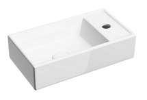 Раковина подвесная Ceramica Nova Element 41x21x10 см, левая, белая, CN6051L - фото, отзывы, цена