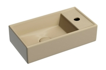 Раковина подвесная Ceramica Nova Element 41x21x10 см, левая, капучино матовый, CN6051LMC - фото, отзывы, цена
