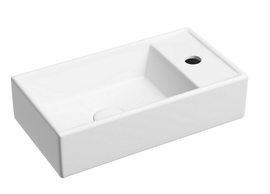 Раковина подвесная Ceramica Nova Element 41x21x10 см, левая, белый матовый, CN6051LMW - фото, отзывы, цена