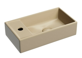 Раковина подвесная Ceramica Nova Element 41x21x10 см, правая, капучино матовый, CN6051RMC - фото, отзывы, цена