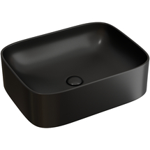 Раковина накладная Ceramica Nova Element 50x38x15 см, черная матовая, CN6052MB - фото, отзывы, цена