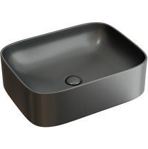 Раковина накладная Ceramica Nova Element 50x38x15 см, темный антрацит матовый, CN6052MDH - фото, отзывы, цена