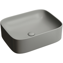 Раковина накладная Ceramica Nova Element 50x38x15 см, антрацит матовый, CN6052MH - фото, отзывы, цена