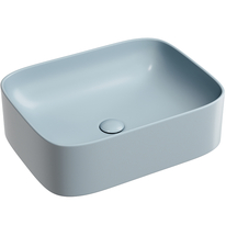 Раковина накладная Ceramica Nova Element 50x38x15 см, серо-голубая матовая, CN6052MHL - фото, отзывы, цена